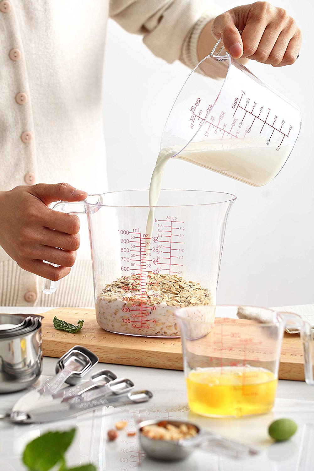 16 Piece Measuring Cups Set – Stone boomer